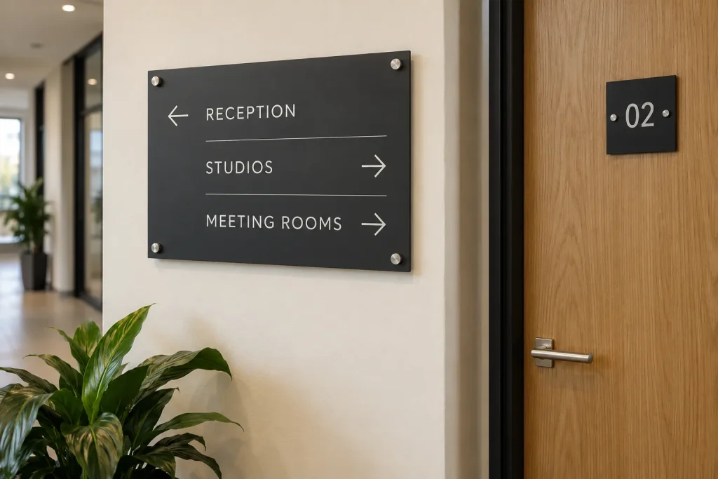 Wayfinding, door signs & directories